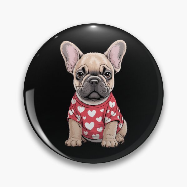 Item preview, French Bulldog Valentine Day Red Heart Love Puppy designed and sold by EllenJast.