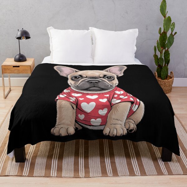 Item preview, French Bulldog Valentine Day Red Heart Love Puppy designed and sold by EllenJast.