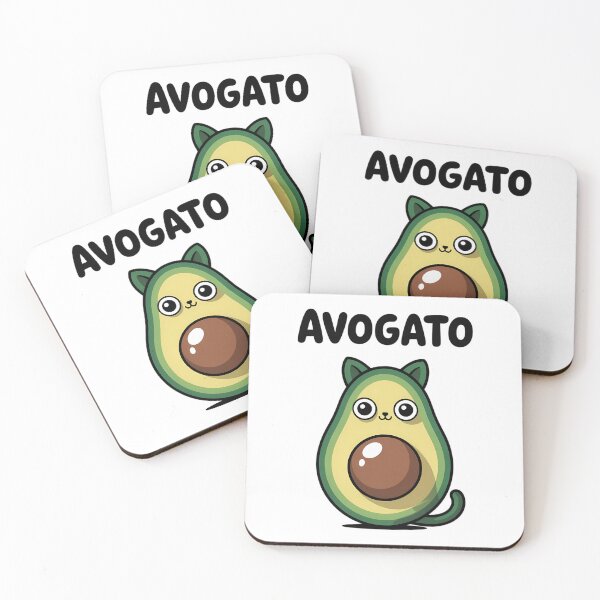 Item preview, Avogato Avocado Cat Vegetarian Vegan designed and sold by IdunayaStore.