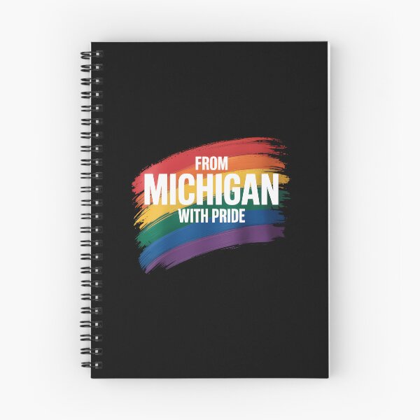Item preview, From Michigan with Pride LGBTQ Motivational Quote LGBT designed and sold by EllenJast.
