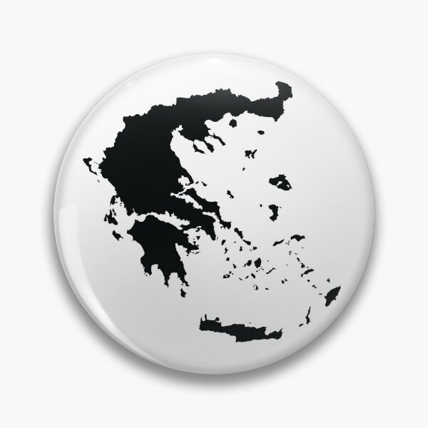 Item preview, greece map black version designed and sold by veibone.