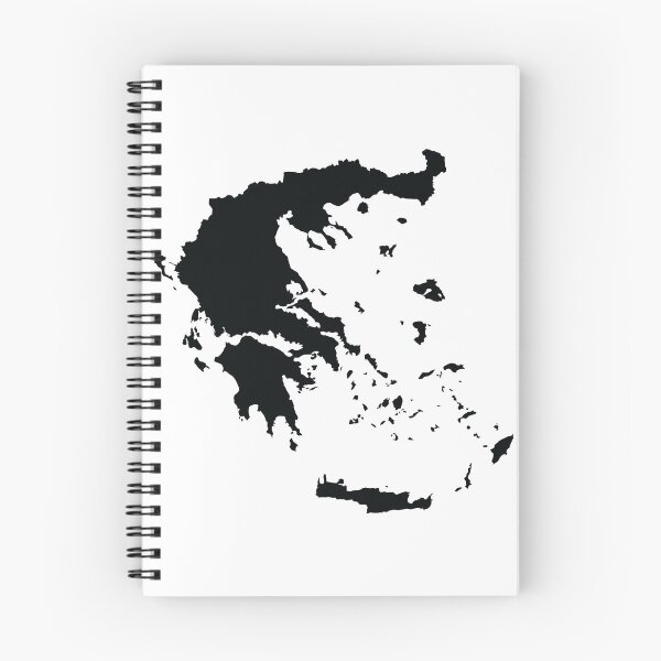 Item preview, greece map black version designed and sold by veibone.