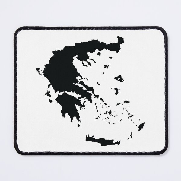 Item preview, greece map black version designed and sold by veibone.