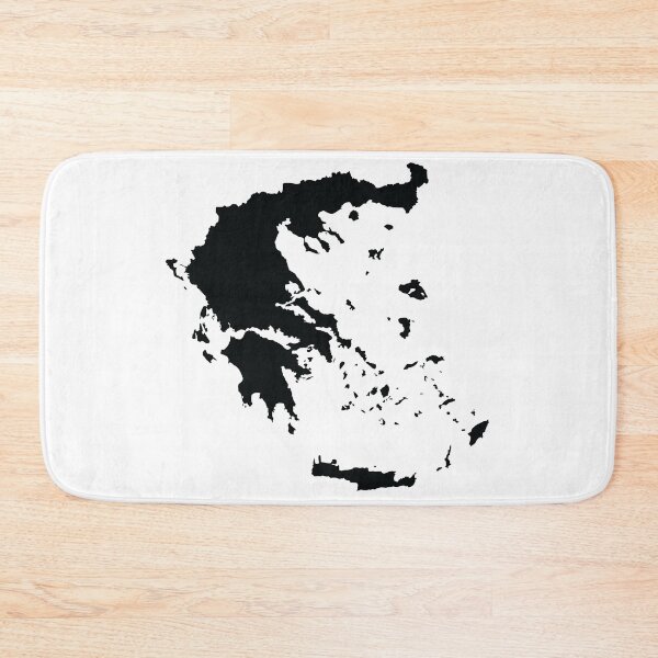 Item preview, greece map black version designed and sold by veibone.