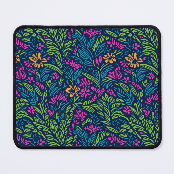 Item preview, Midnight Garden - Seamless Intricate Floral & Leaf Art Pattern designed and sold by PrithviApparels.