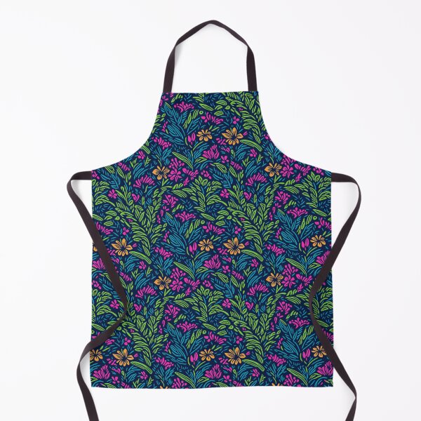 Item preview, Midnight Garden - Seamless Intricate Floral & Leaf Art Pattern designed and sold by PrithviApparels.
