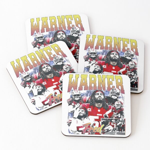 Item preview, Vintage Bootleg Fred Warner San Francisco Football designed and sold by StickyWycky.