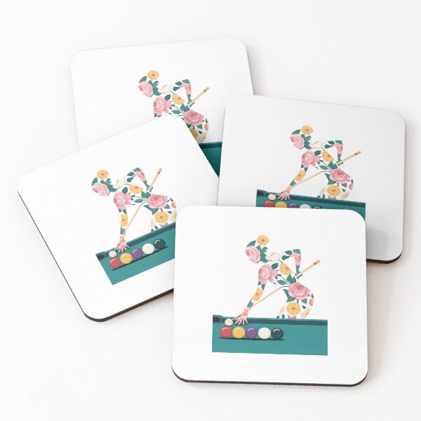 Item preview, Floral FLower Billiards Billards Player Womens Mothers Day designed and sold by EllenJast.
