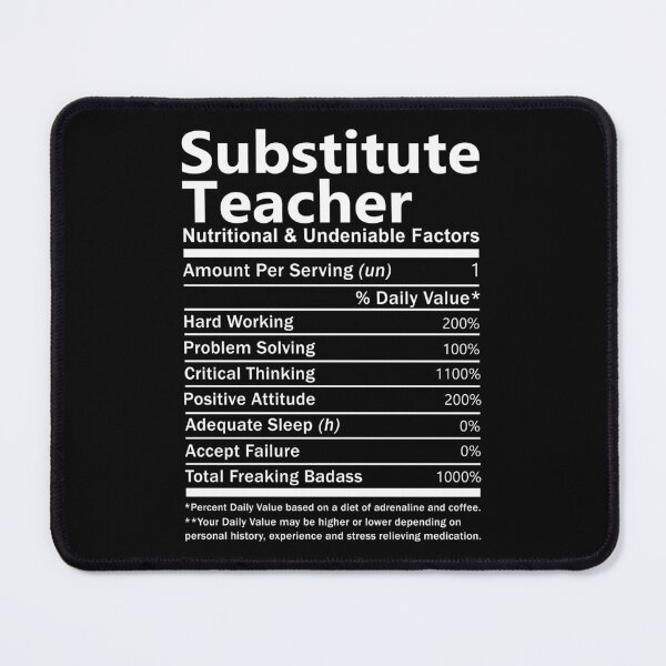 Item preview, Substitute Teacher designed and sold by liviawong435.