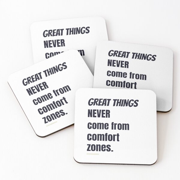 Item preview, Great Things Never Come From Comfort Zones designed and sold by Nay Nars.