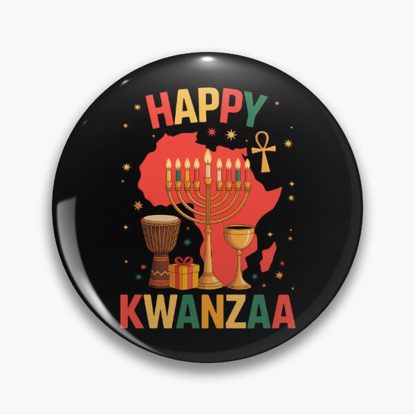 Artikelvorschau, Happy Kwanzaa Kinara Kerzen Sieben Prinzipien Kwanzaa entworfen und verkauft von IdunayaStore.