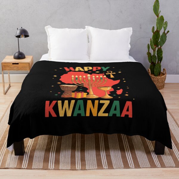 Item preview, Happy Kwanzaa kinara Candles Seven Principles Kwanzaa designed and sold by IdunayaStore.