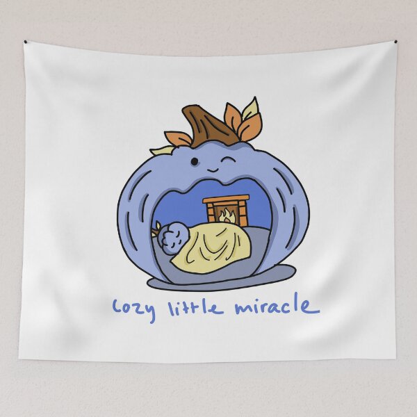 Item preview, Cozy Little Miracle Cute Blueberry Illustration designed and sold by Baby-Care.
