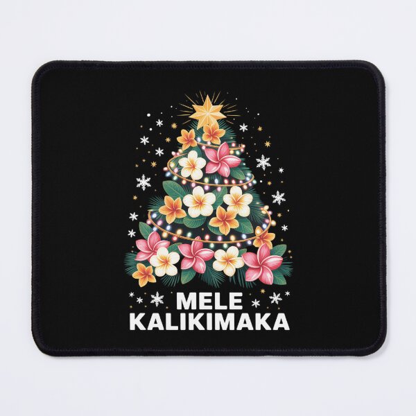 Item preview, Hawaiian Floral Christmas Tree Mele Kalikimaka Tropical Xmas designed and sold by IdunayaStore.