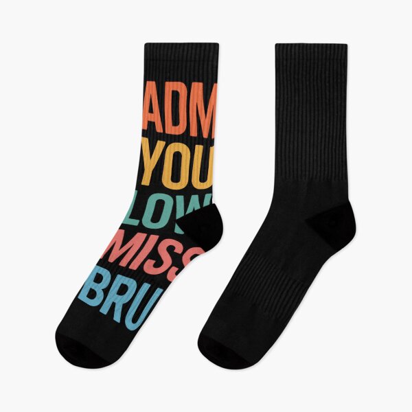 Item preview, Admit It You’ll Low Key Miss Me Quote – Colorful Retro Typography Humor designed and sold by flagylART.