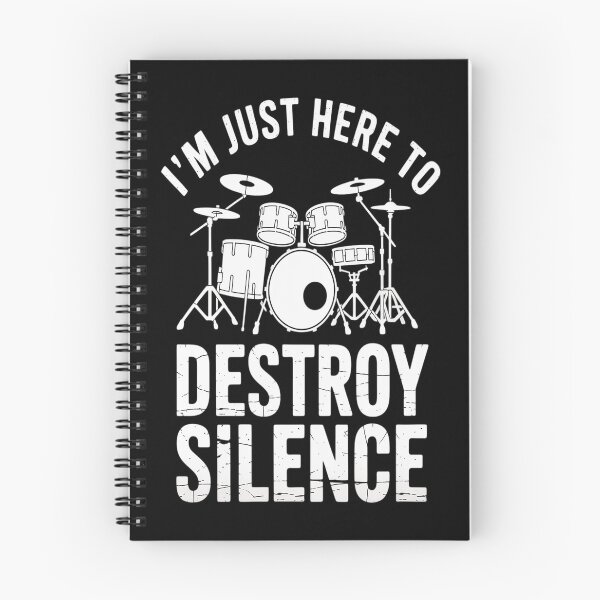 Item preview, I'm Just Here To Destroy Silence Drummer Drum Set  designed and sold by Lucaseinar.
