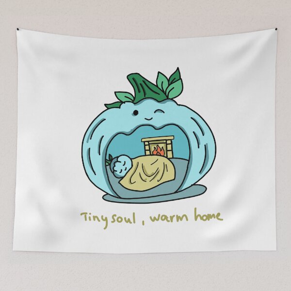 Item preview, Tiny Soul Warm Home Cute Blueberry Illustration designed and sold by Baby-Care.