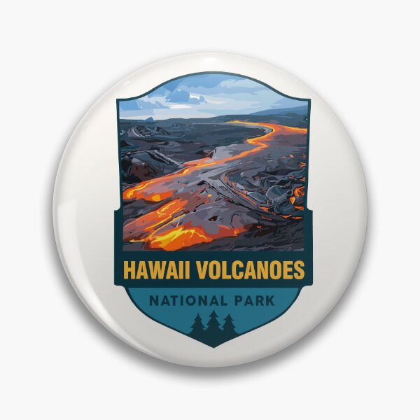 Item preview, Hawaii Volcanoes National Park Retro Sticker designed and sold by Gideon Emmerich.