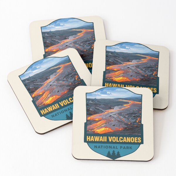 Item preview, Hawaii Volcanoes National Park Retro Sticker designed and sold by Gideon Emmerich.