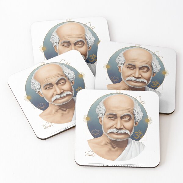 Item preview, Lahiri Mahasaya Spiritual Portrait Art designed and sold by shreeradha.