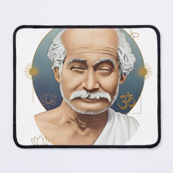 Item preview, Lahiri Mahasaya Spiritual Portrait Art designed and sold by shreeradha.