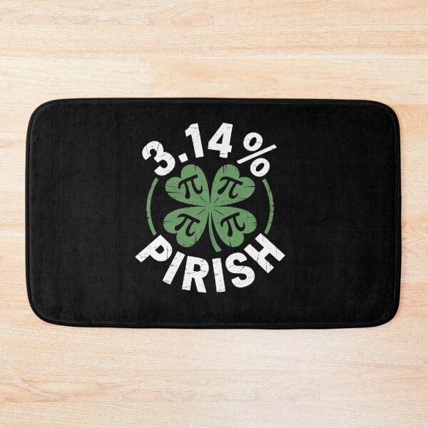 Aperçu de l'œuvre 3,14 % Pi irlandais drôle Saint-Patrick geek des maths Journée Pi créée et vendue par Moxizz.