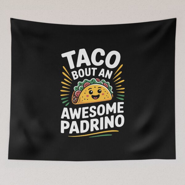 Item preview, Mens Taco Bout An Awesome Padrino Spanish Godfather Father's Day designed and sold by IdunayaStore.