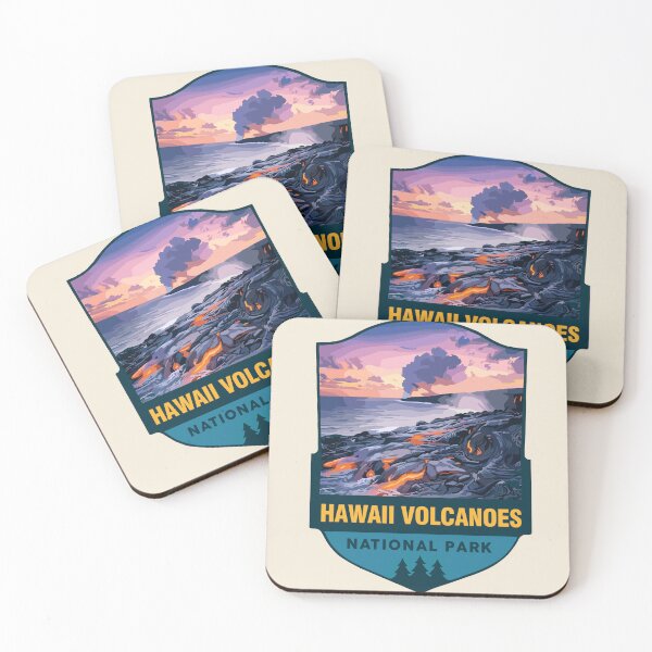 Item preview, Hawaii Volcanoes National Park Retro Sticker designed and sold by Gideon Emmerich.