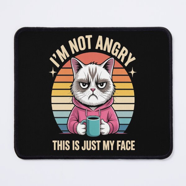 Item preview, I'm Not Angry This Is Just My Face Unisex-Adults Black designed and sold by Lucaseinar.