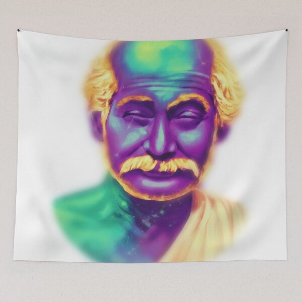 Item preview, Shri Lahiri Mahasaya Kriya Yoga Colorful Spiritual Art designed and sold by shreeradha.
