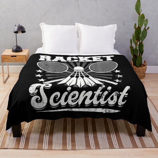 Item preview, Racket Scientist - Badminton Player Athlete Shuttlecock Bird designed and sold by LunaDangelo.