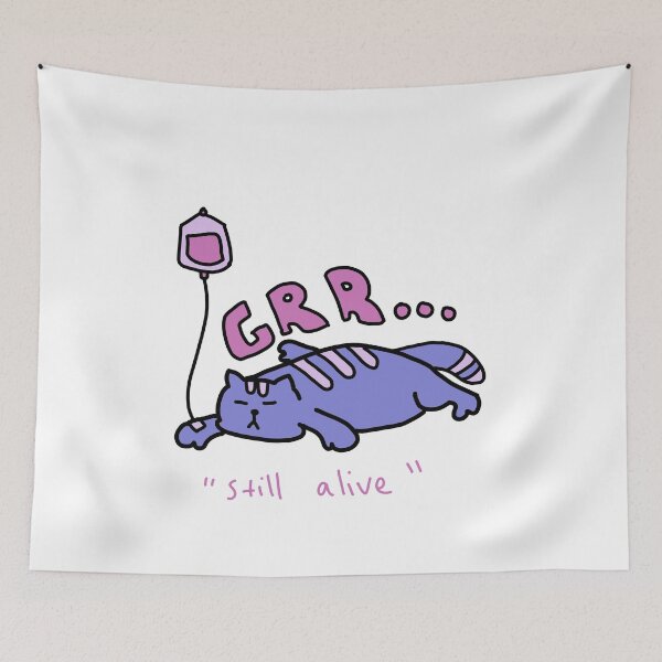 Item preview, Grr Still Alive Grumpy Cat Illustration designed and sold by Baby-Care.