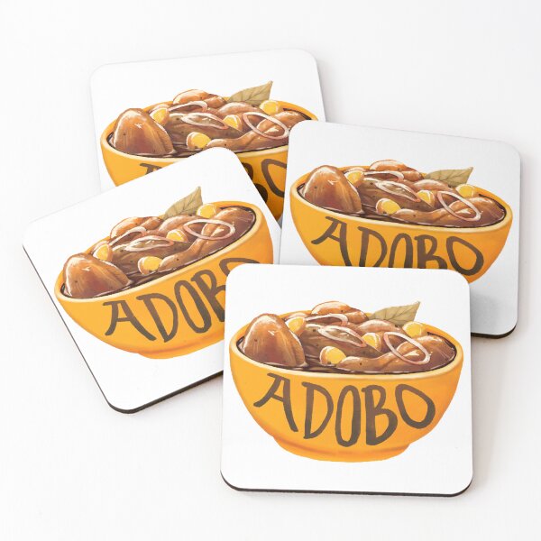 Item preview, Adobo - Filipino Pinoy Food Handdrawn Art designed and sold by jepchan.