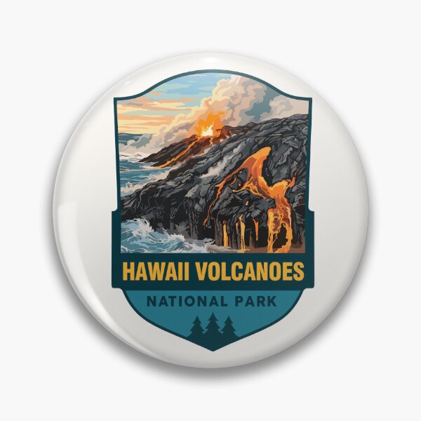 Item preview, Hawaii Volcanoes National Park Retro Sticker designed and sold by Gideon Emmerich.