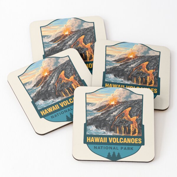 Item preview, Hawaii Volcanoes National Park Retro Sticker designed and sold by Gideon Emmerich.