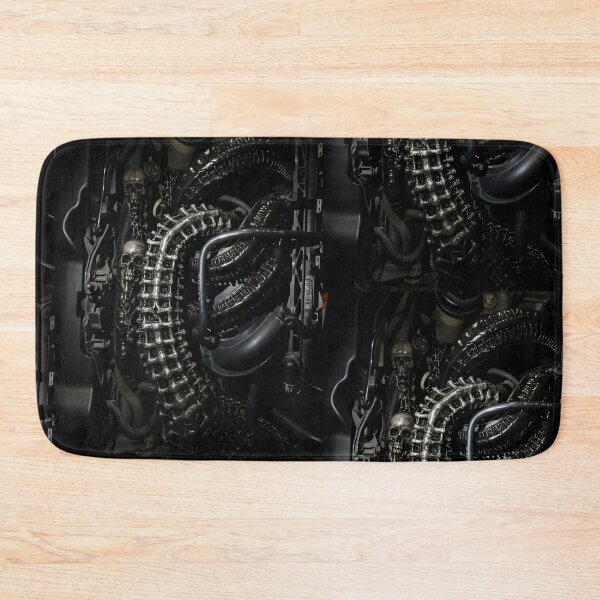 Item preview, Biomechanical Ford Engine Art | H.R. Giger Inspired Surreal Automotive Design | Dark Alien Cyberpunk Machine designed and sold by SergioMiklos.
