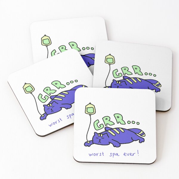 Item preview, Grr Worst Spa Ever Grumpy Cat Illustration designed and sold by Baby-Care.