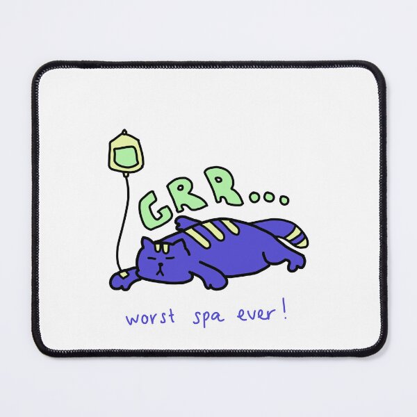 Item preview, Grr Worst Spa Ever Grumpy Cat Illustration designed and sold by Baby-Care.
