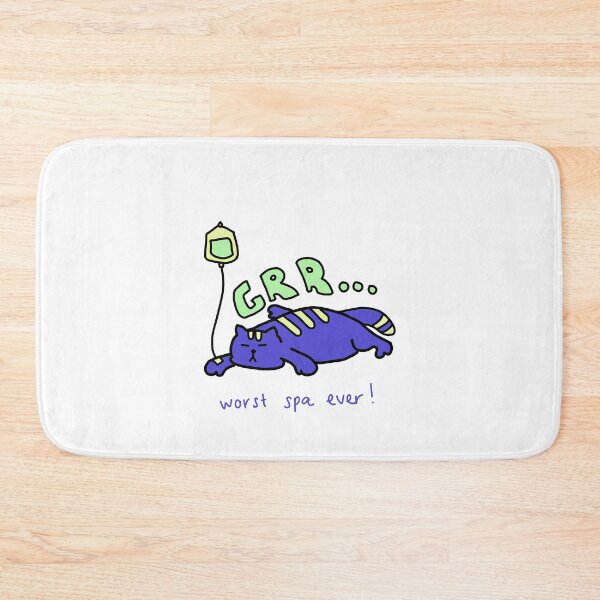 Item preview, Grr Worst Spa Ever Grumpy Cat Illustration designed and sold by Baby-Care.