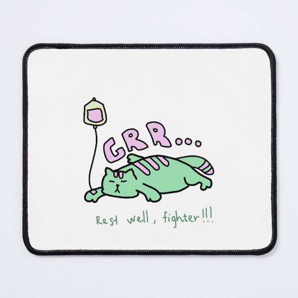 Item preview, Grr Rest Well Fighter Grumpy Cat Illustration designed and sold by Baby-Care.