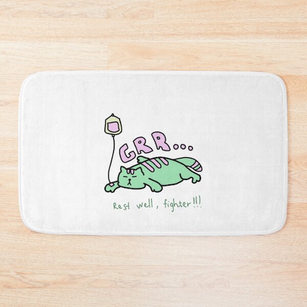 Item preview, Grr Rest Well Fighter Grumpy Cat Illustration designed and sold by Baby-Care.
