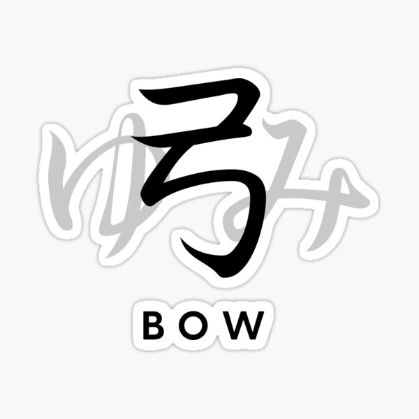 Bow "Yumi" Sticker