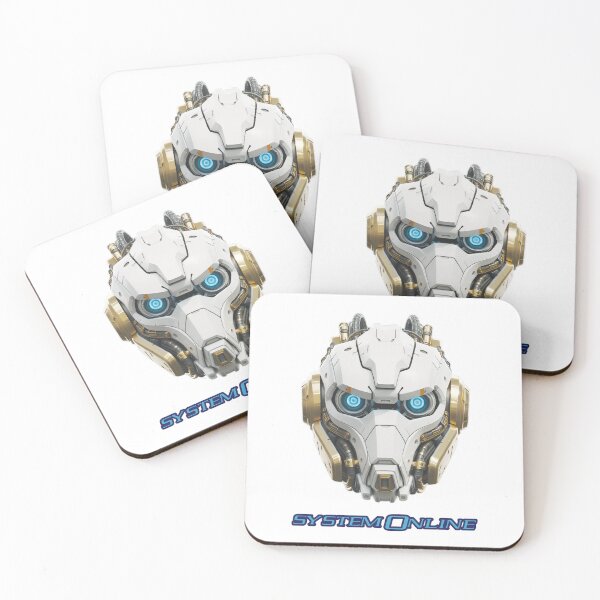 Item preview, Futuristic Helmet - “System Online” - Cyberpunk Tech Typography designed and sold by Designs By Human.