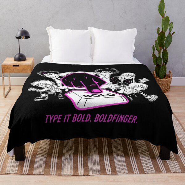 Item preview, Type It Bold Boldfinger Retro Indie Cartoon Aesthetic designed and sold by SplashTastic.