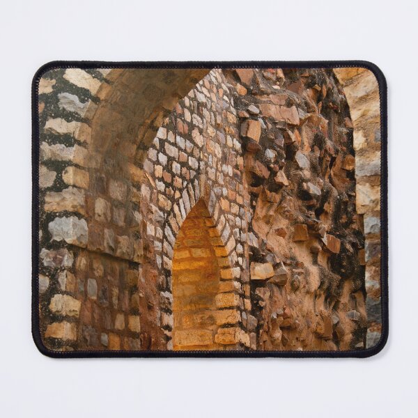 Item preview, Ancient brick arches at Qutub Minar, Delhi, India designed and sold by AnnaKT.