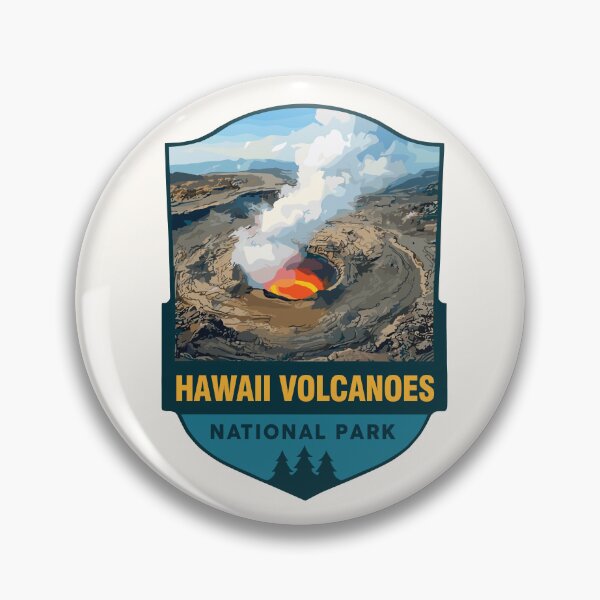 Item preview, Hawaii Volcanoes National Park Retro Sticker designed and sold by Gideon Emmerich.