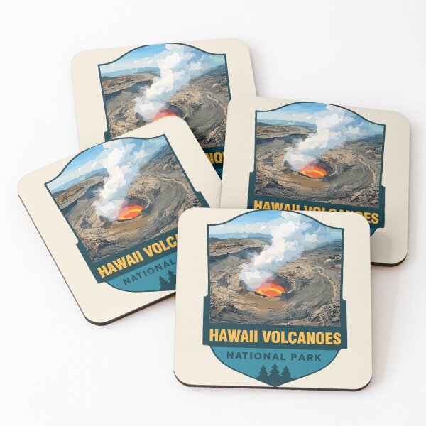 Item preview, Hawaii Volcanoes National Park Retro Sticker designed and sold by Gideon Emmerich.