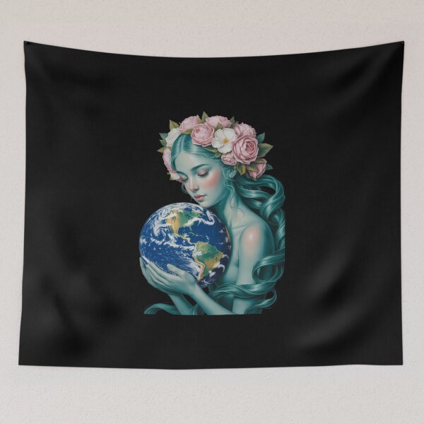 Item preview, Mother Earth Hugging Planet Cool Earth Day Save Our Planet designed and sold by IdunayaStore.