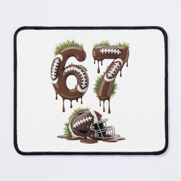 Item preview, Football 67 Six Seven Meme 6-7 Drip American Football designed and sold by IdunayaStore.