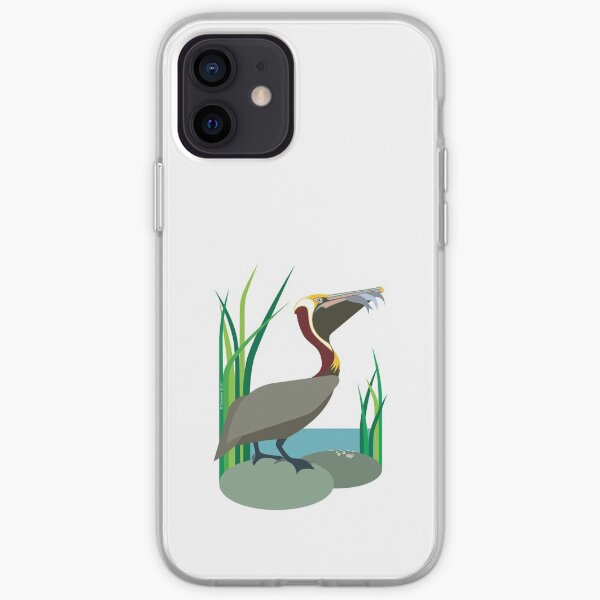 Brown Pelican #4 iPhone Soft Case